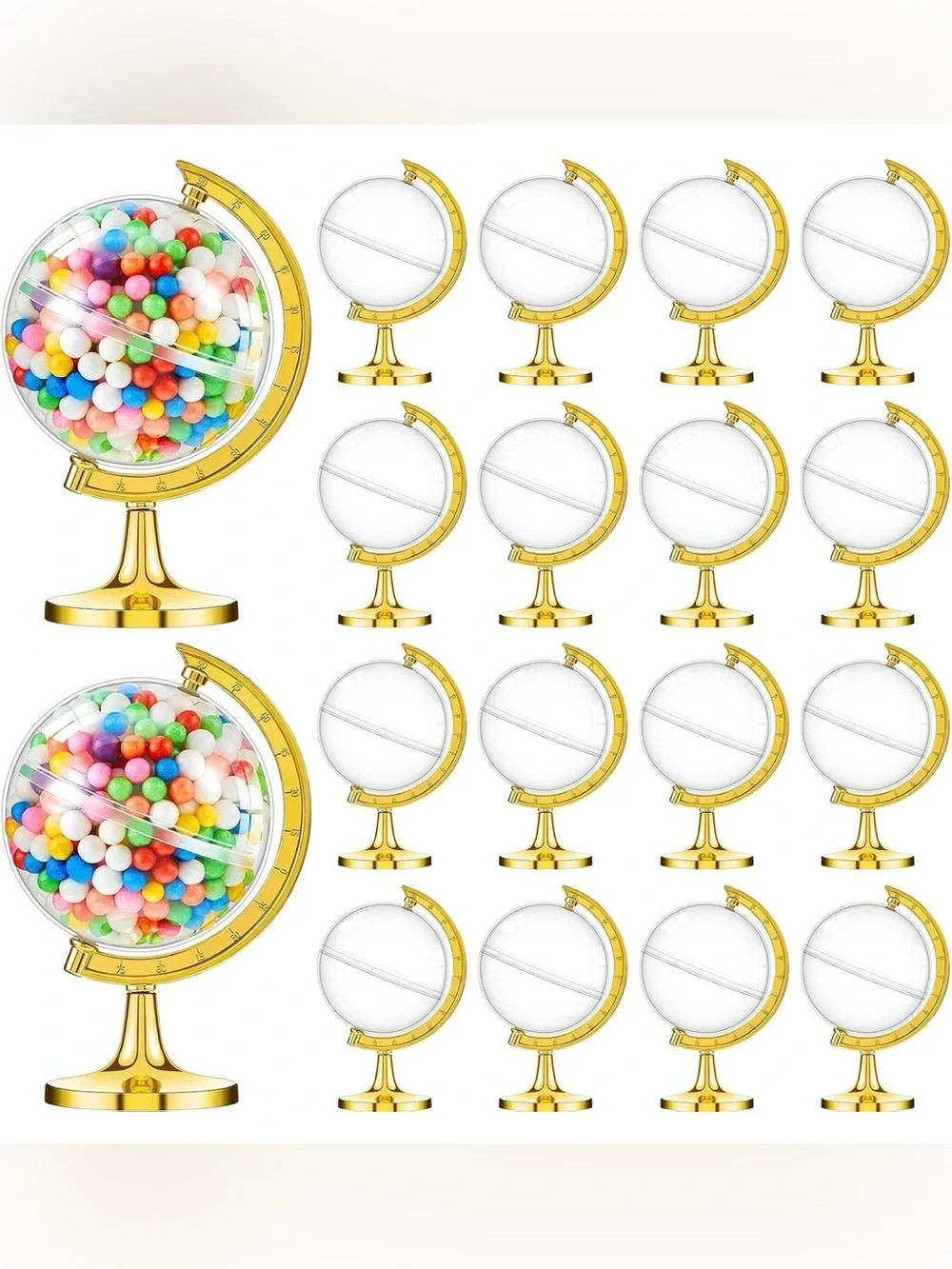 Gold Globe Candy Holders - Party Table Decor